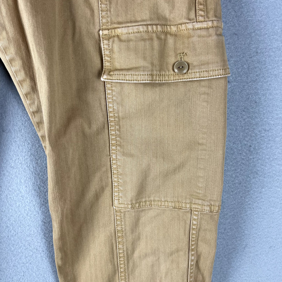 Madewell 90s Straight Cargo Pant Womens 29 Beige Garment Dyed High Waist FLAW - Picture 5 of 16